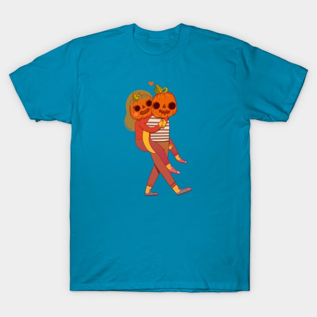 pumpkin love T-Shirt by Little Miss Arkham